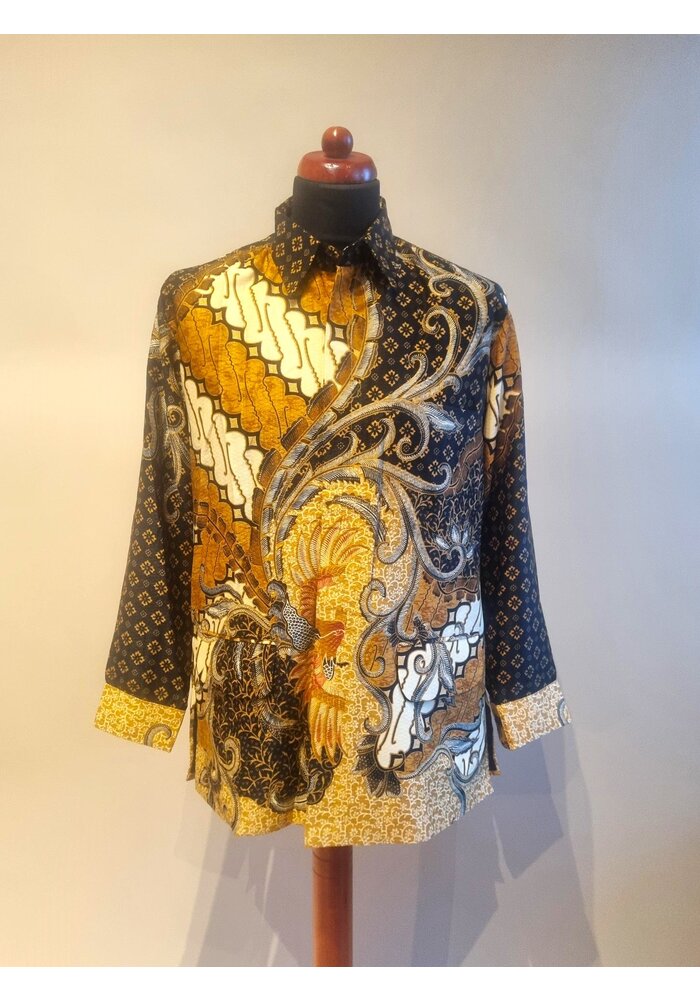 Batik overhemd lange mouw 2206-01