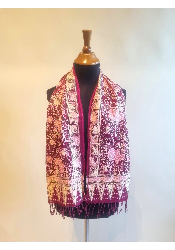 Batik sjaal 2306-09