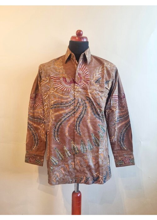 Batik overhemd lange mouw 1108-06