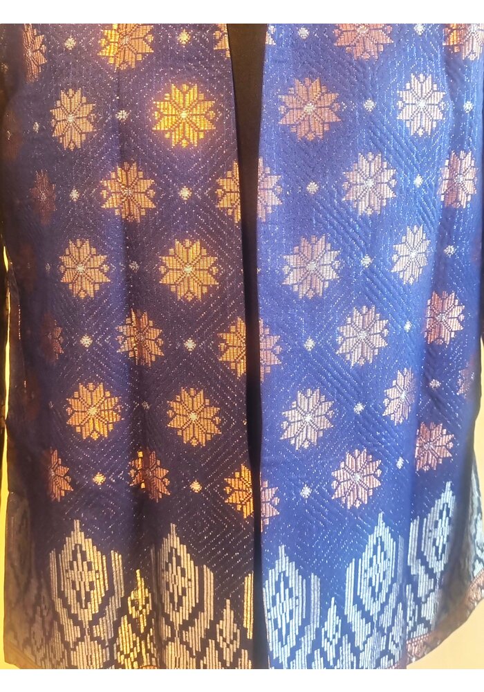 Beskap songket navyblue