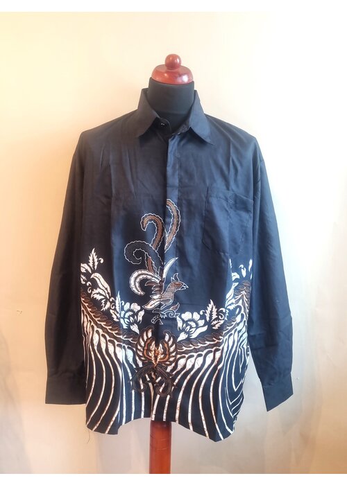Batik overhemd lange mouw 3008-01
