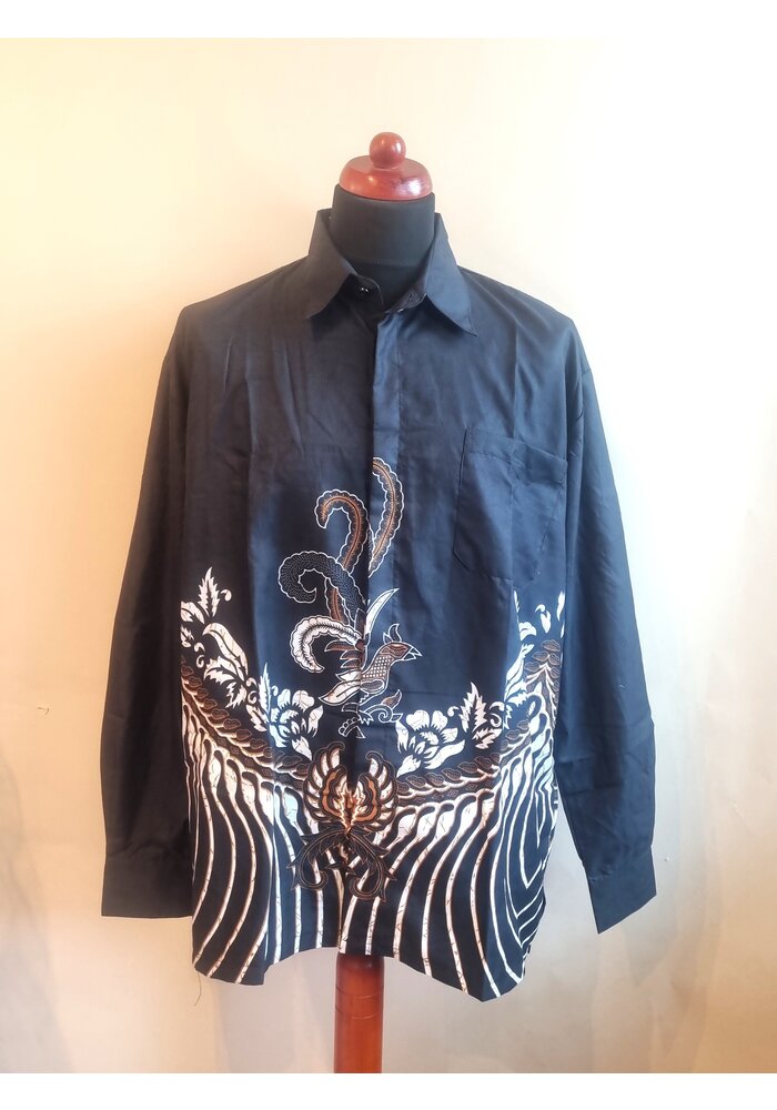 Batik overhemd lange mouw 3008-01