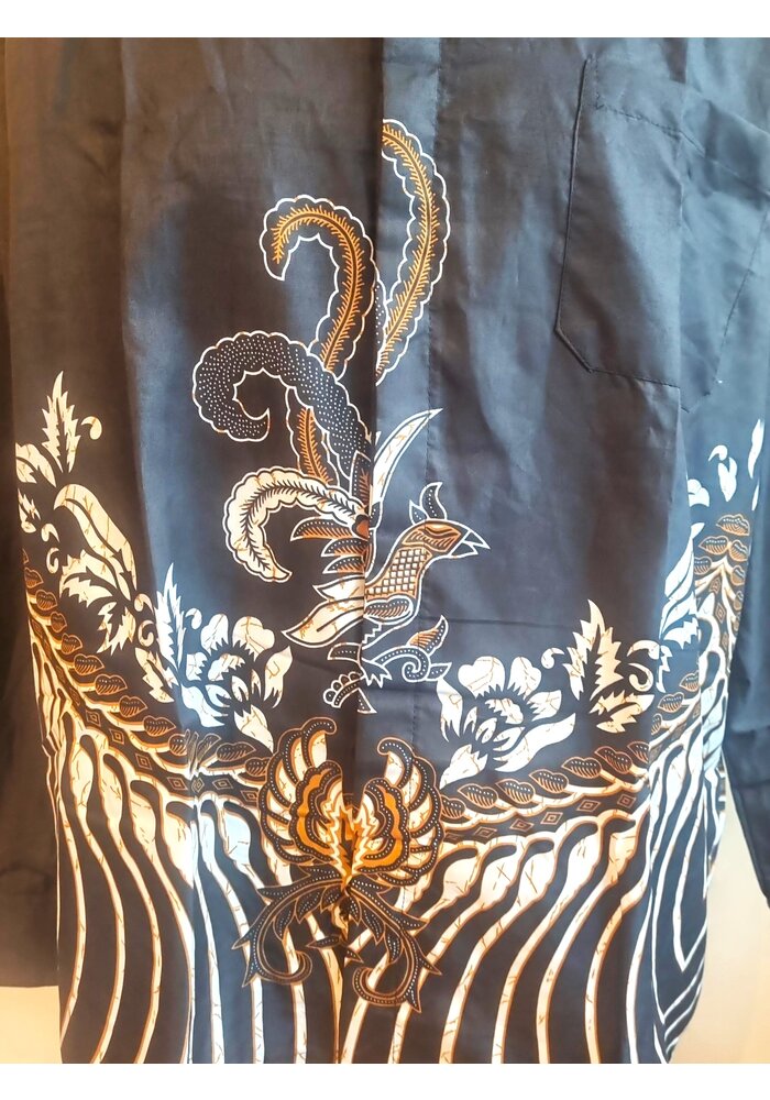 Batik overhemd lange mouw 3008-01