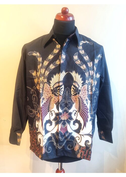 Batik overhemd lange mouw 3108-03