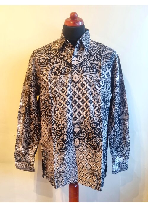 Batik overhemd lange mouw 3108-05