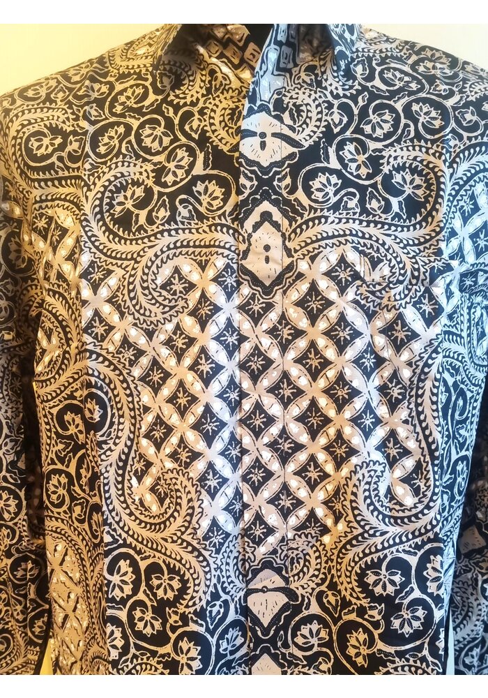 Batik overhemd lange mouw 3108-05