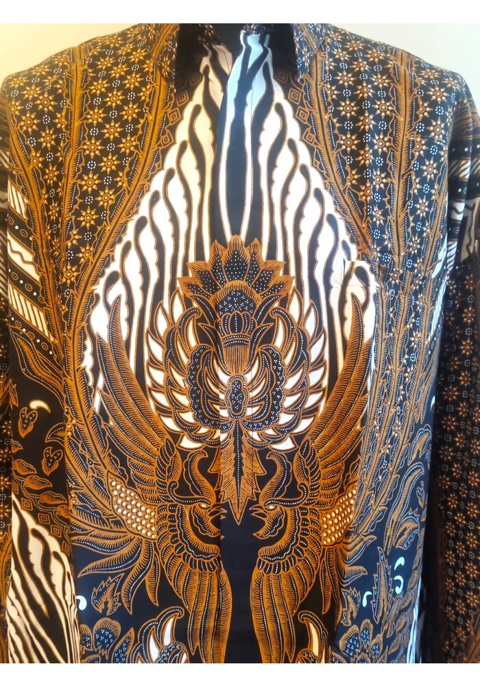 Batik overhemd lange mouw 3108-06