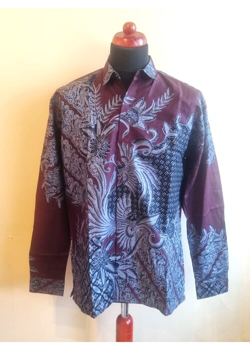Batik overhemd lange mouw 0109-03