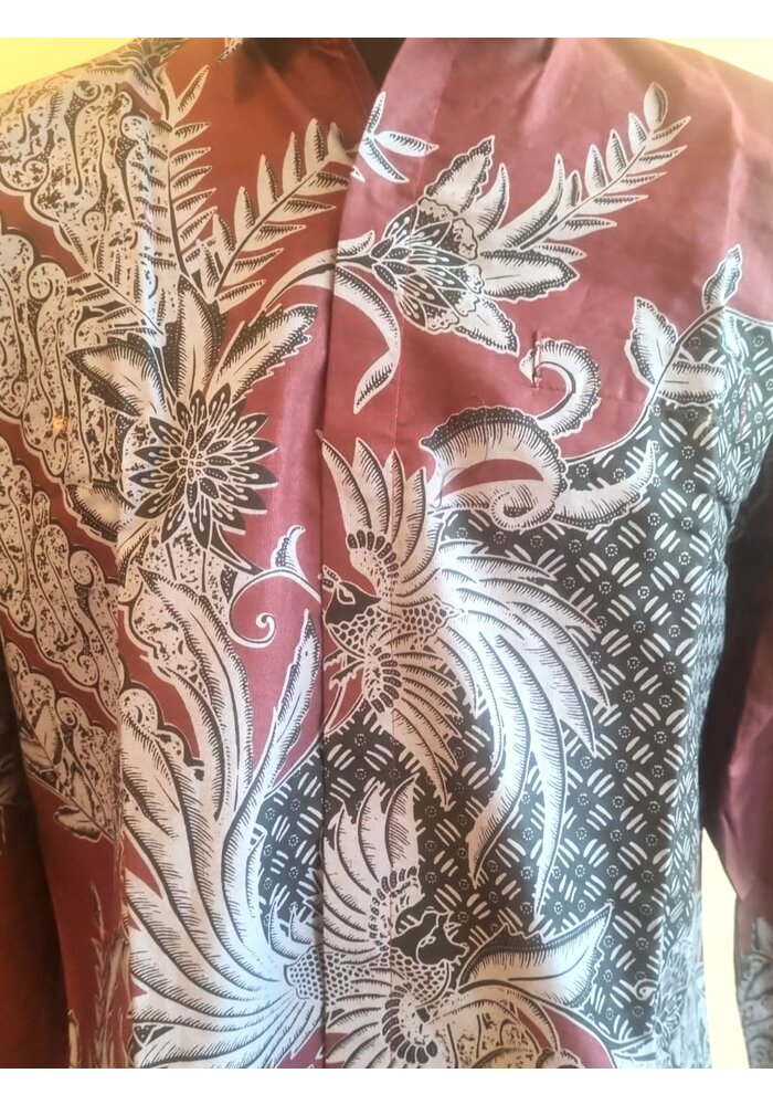 Batik overhemd lange mouw 0109-03