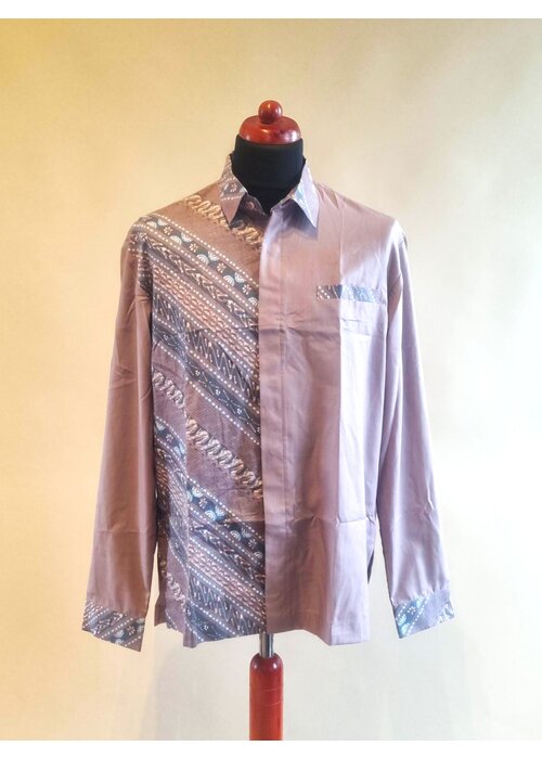 Batik overhemd lange mouw 0810-08