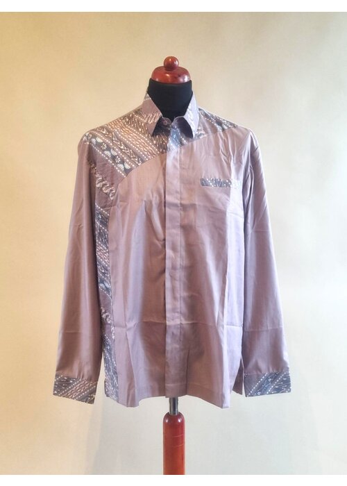 Batik overhemd lange mouw 0810-09