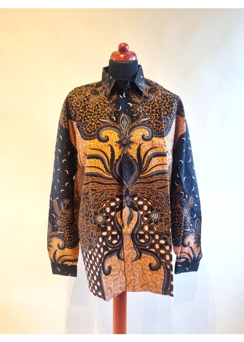 Batik overhemd lange mouw 0910-02
