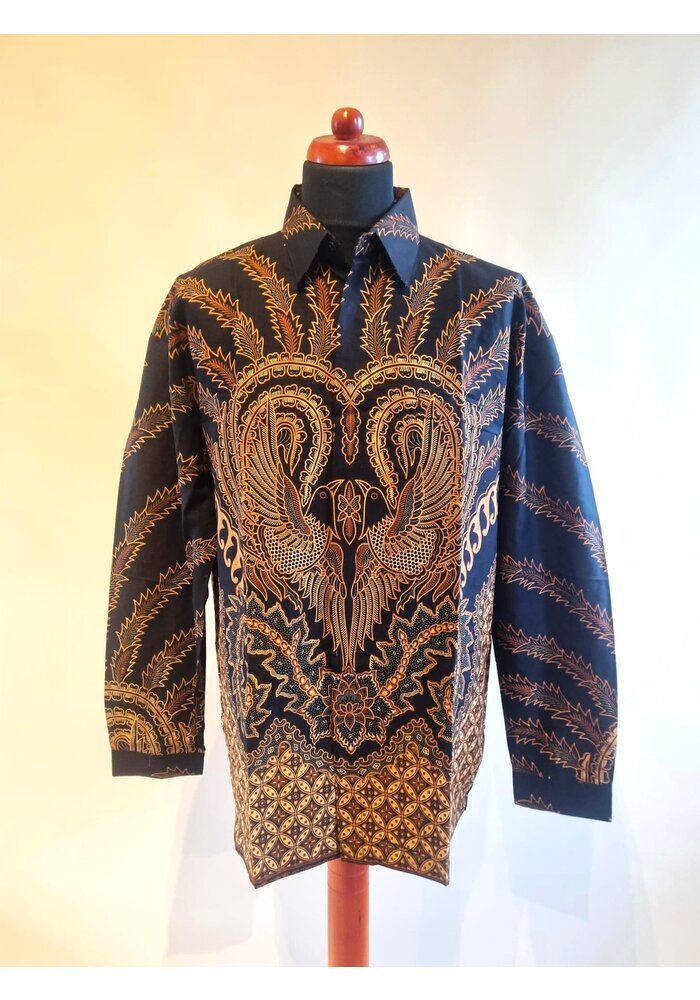 Batik overhemd lange mouw 0910-05