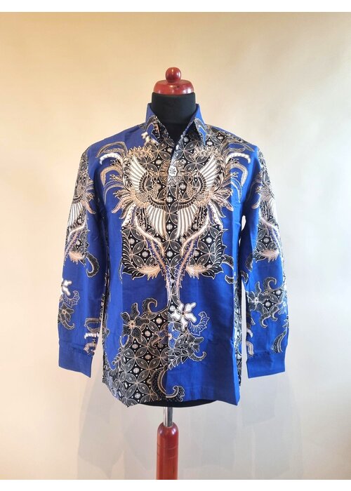 Batik overhemd lange mouw 1010-02