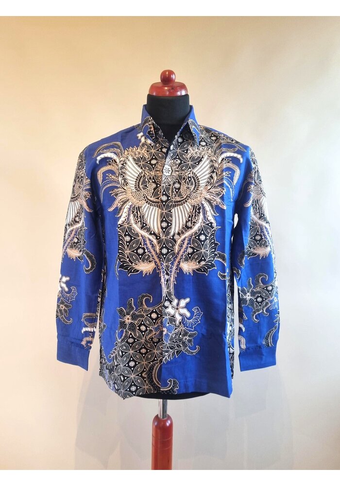 Batik overhemd lange mouw 1010-02