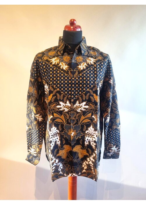 Batik overhemd lange mouw 2710-02