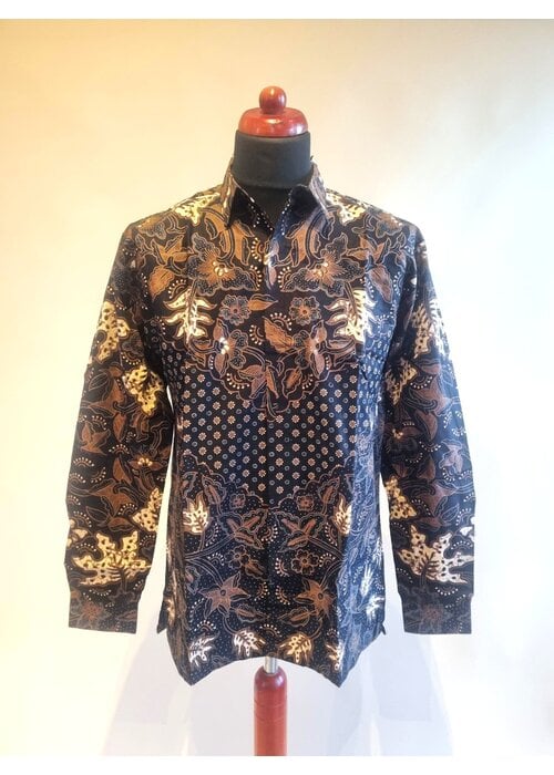 Batik overhemd lange mouw 1912-02