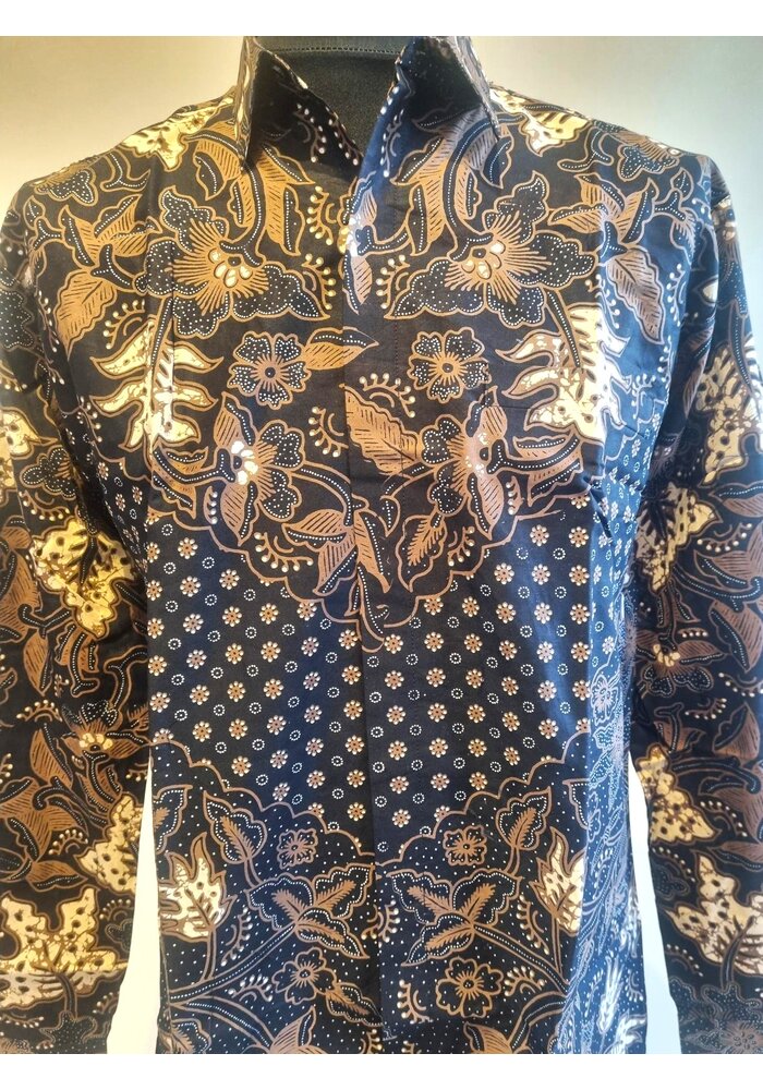 Batik overhemd lange mouw 1912-02