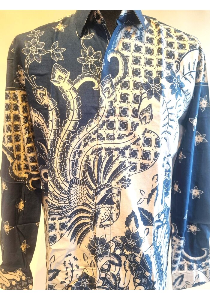 Batik overhemd lange mouw 1912-03