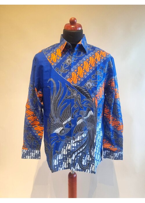 Batik overhemd lange mouw 1912-05