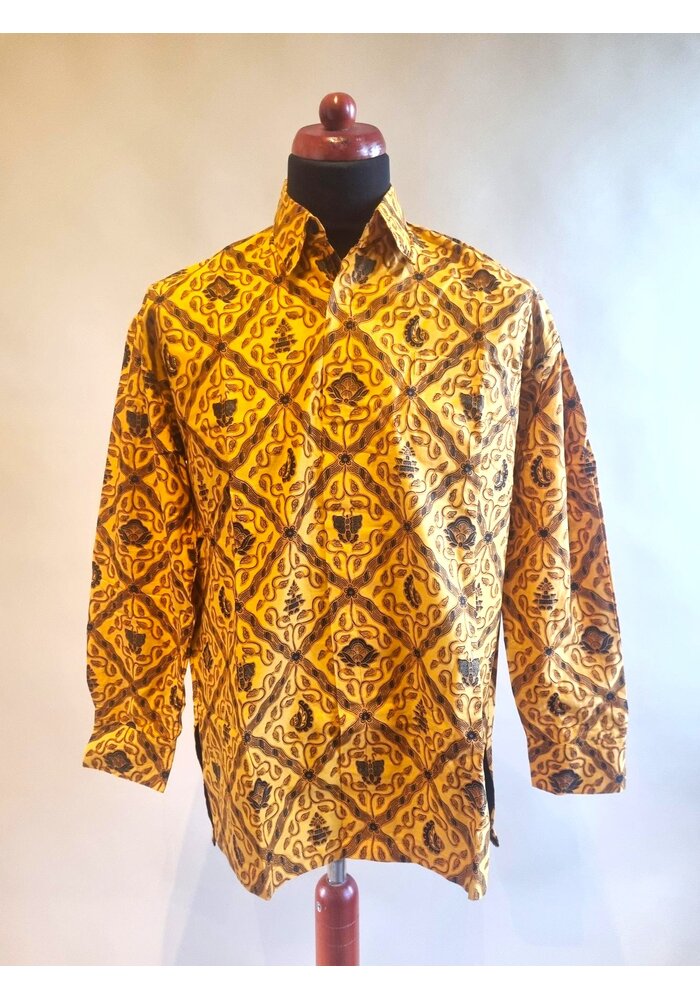 Batik overhemd lange mouw 2602-02