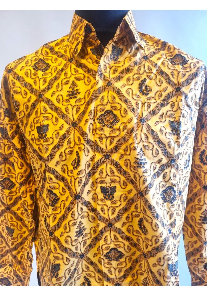 Batik overhemd lange mouw 2602-02