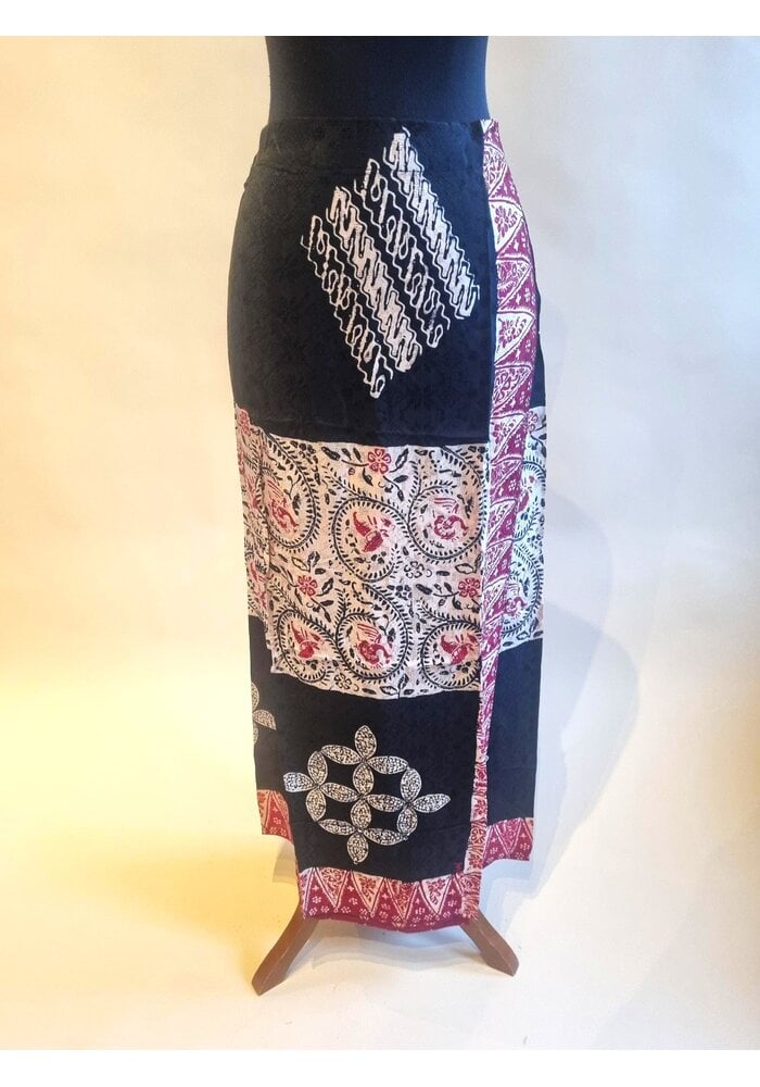 Set batik tuniek zwart