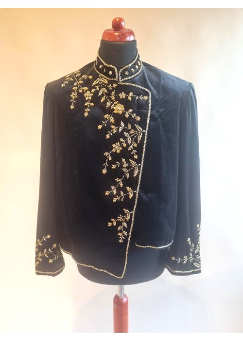 Beskap fluweel zwart exclusive