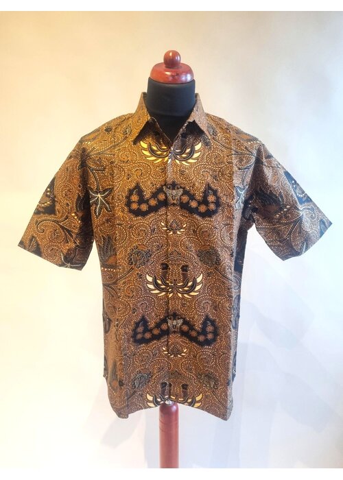 Batik overhemd korte mouw 0304-01