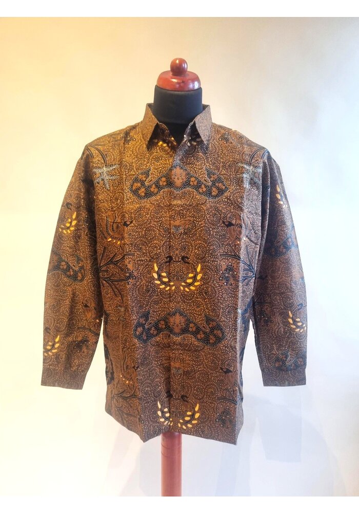 Batik overhemd korte mouw 0304-02