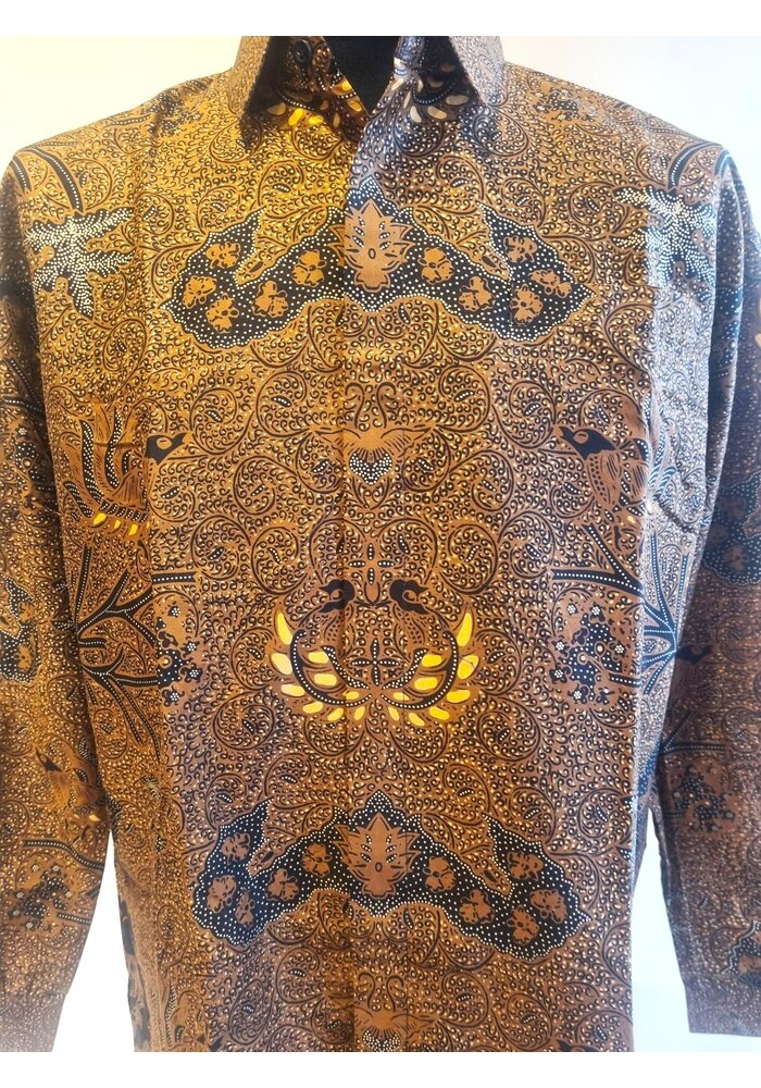 Batik overhemd korte mouw 0304-02