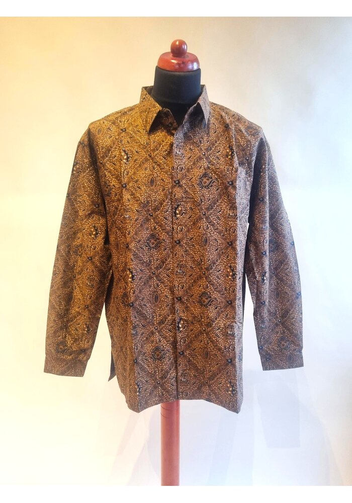 Batik overhemd lange mouw 0304-03