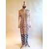 Kebaya glamour mokka met bijpassende sarong