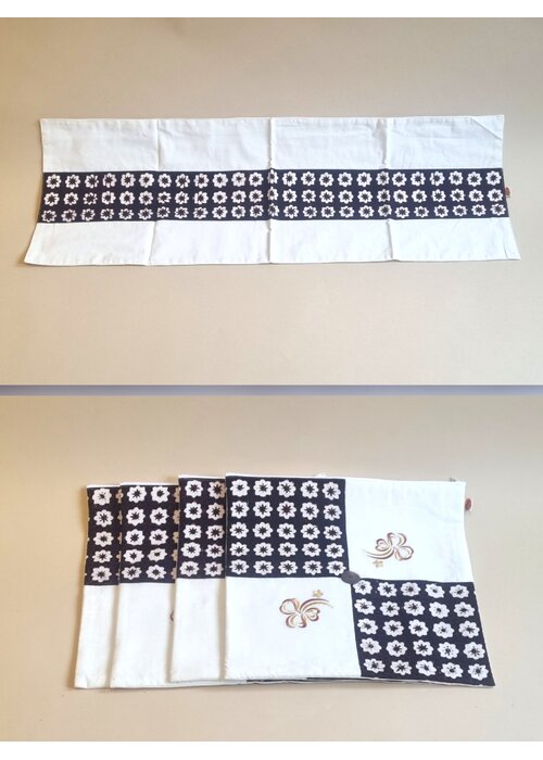 Set kussensloop met loper 0805-11