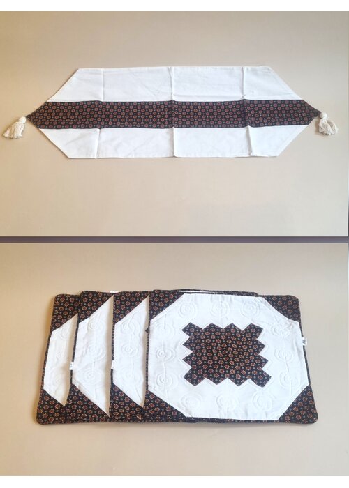 Set kussensloop met loper 0805-12