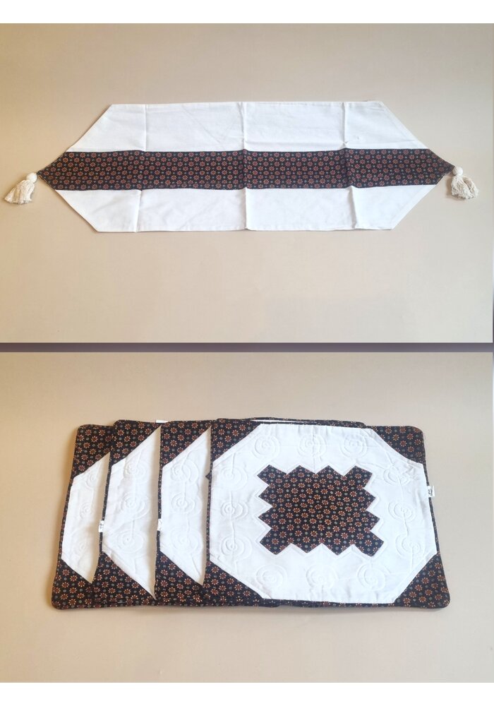 Set kussensloop met loper 0805-12