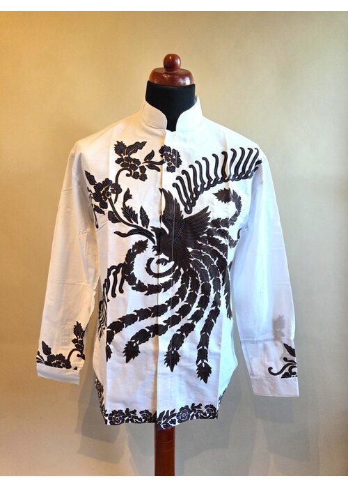 Batik overhemd lange mouw 2405-01