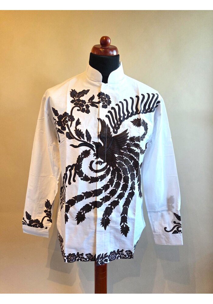 Batik overhemd lange mouw 2405-01