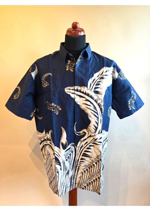 Batik overhemd korte mouw 2405-05