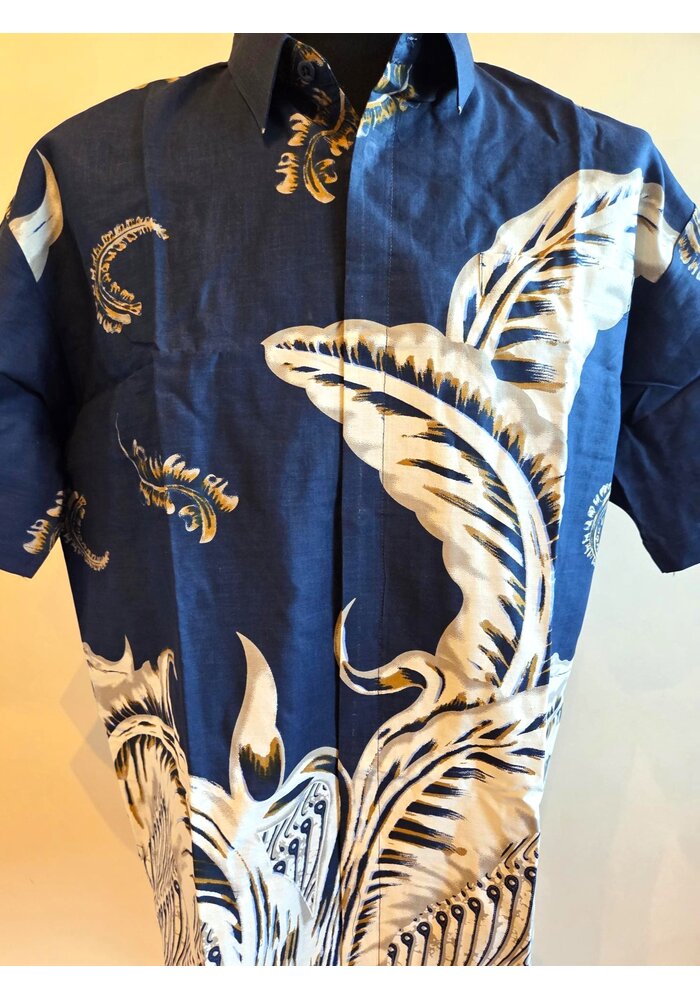 Batik overhemd korte mouw 2405-05