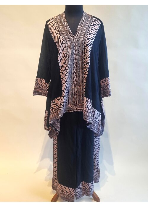Set batik tuniek parang met bijpassende broek