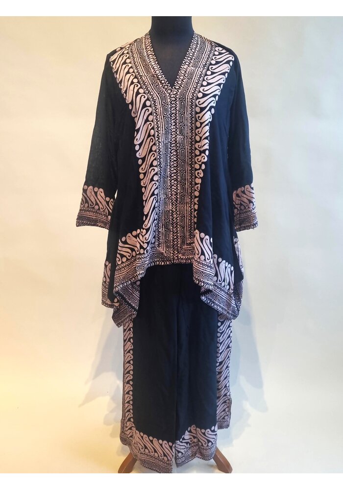 Set batik tuniek parang met bijpassende broek