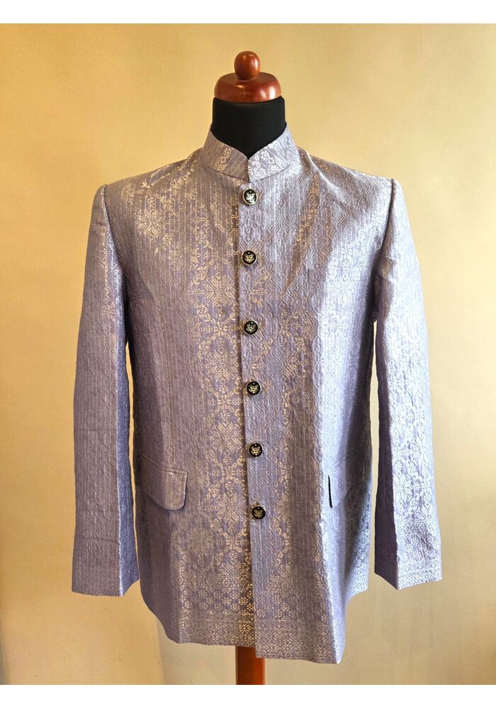 Beskap songket licht paars