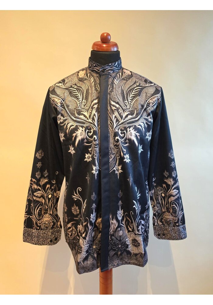 Batik overhemd lange mouw 1007-07