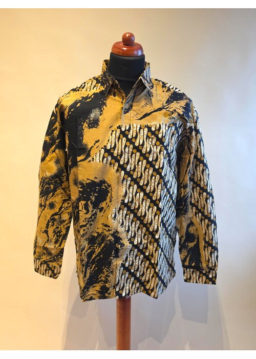 Batik overhemd lange mouw 3007-09