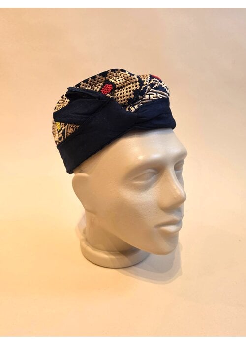 Udeng bali navy blue