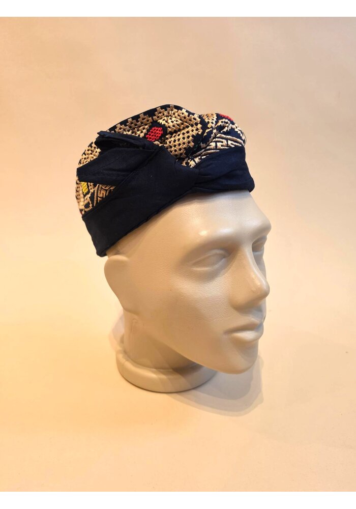 Udeng bali navy blue