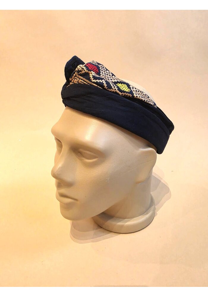 Udeng bali navy blue