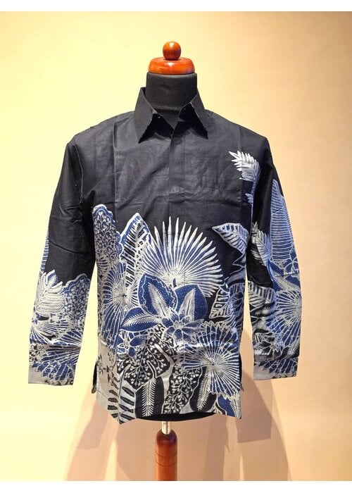 Batik overhemd lange mouw 1210-05