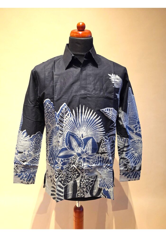 Batik overhemd lange mouw 1210-05
